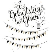 Photocircle Poster / Leinwandbild - Viel Geburtstag zum Glück