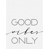 Photocircle Poster / Leinwandbild - Good Vibes Only