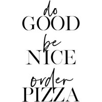 Photocircle Poster / Leinwandbild - Order Pizza