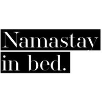 Photocircle Poster / Leinwandbild - Namastay in Bed No6