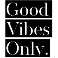 Photocircle Poster / Leinwandbild - Good Vibes Only No4