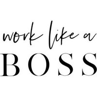 Photocircle Poster / Leinwandbild - Work Like a Boss