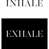 Photocircle Poster / Leinwandbild - Inhale Exhale No7