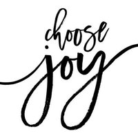 Photocircle Poster / Leinwandbild - Choose Joy