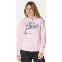 Peaces.bio - handbedruckte Biomode Bio-Damen-Kapuzensweater "Windytree"