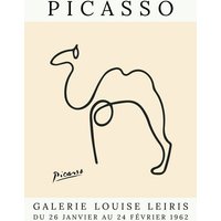 Photocircle Poster / Leinwandbild - Picasso Kamel – beige