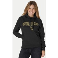 Peaces.bio - handbedruckte Biomode Bio-Hoodie Sperber Damen