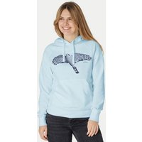 Peaces.bio - handbedruckte Biomode Bio-Hoodie Sperber Damen