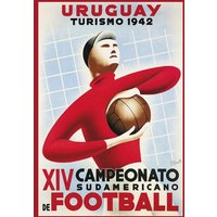 Photocircle Poster / Leinwandbild - Uruguay Turismo 1942