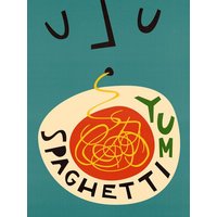Photocircle Poster / Leinwandbild - Yum Spaghetti