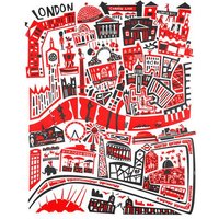Photocircle Poster / Leinwandbild - London Map