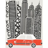 Photocircle Poster / Leinwandbild - Hong kong Cityscape