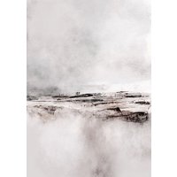Photocircle Poster / Leinwandbild - Dusty Landscape