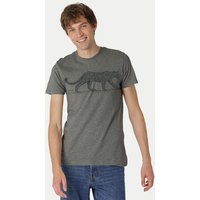 Peaces.bio - handbedruckte Biomode Bio Fit T-Shirt Leopard Herren