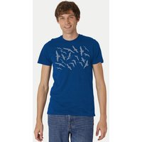 Peaces.bio - handbedruckte Biomode Fit T-Shirt Möwen Herren