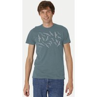 Peaces.bio - handbedruckte Biomode Fit T-Shirt Möwen Herren