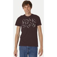 Peaces.bio - handbedruckte Biomode Fit T-Shirt Möwen Herren