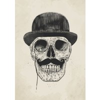 Photocircle Poster / Leinwandbild - Gentlemen never die