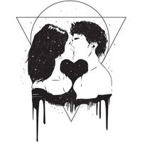 Photocircle Poster / Leinwandbild - Cosmic love