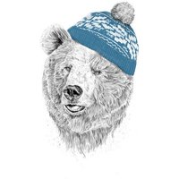 Photocircle Poster / Leinwandbild - Hello winter