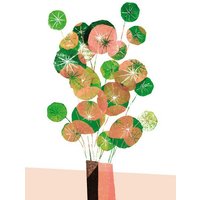 Photocircle Poster / Leinwandbild - Pilea in der Vase