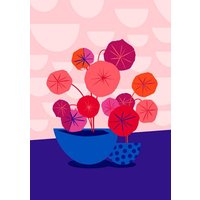 Photocircle Poster / Leinwandbild - Pilea