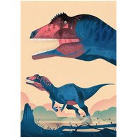 Photocircle Poster / Leinwandbild - Allosaurus