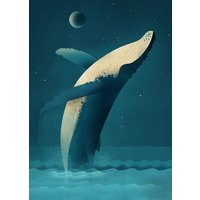 Photocircle Poster / Leinwandbild - Buckelwal