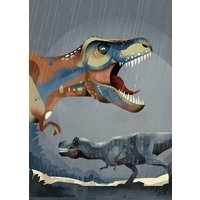 Photocircle Poster / Leinwandbild - Tyrannosaurus Rex
