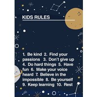 Photocircle Poster / Leinwandbild - Kids Rule