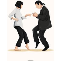 Photocircle Poster / Leinwandbild - Pulp Fiction