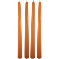 ReineNatur Stabkerzen aus Rapswachs– Leuchterkerzen - 4er Set - H: 24 cm, Ø 2 cm