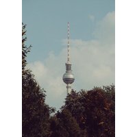 Photocircle Poster / Leinwandbild - Fernsehturm - Berlin