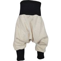 liebewicht Yogahose Pumphose Bio Sweat weiß/bunt gesprenkelt