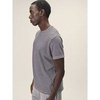 WOTE Herren Streifen-T-Shirt aus Bio-Baumwoll-Mix