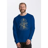 Peaces.bio - handbedruckte Biomode Bio Herren-Sweatshirt Ganesha