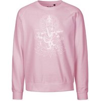 Peaces.bio - handbedruckte Biomode Bio Herren-Sweatshirt Ganesha