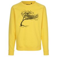 Peaces.bio - handbedruckte Biomode Bio Herren-Sweatshirt Windy Tree
