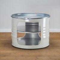 Bob - Couchtisch aus einem Hamburger Ölfass - verschiedene Farben - Lockengelöt Bob - Couchtisch aus einem Hamburger Ölfass - verschiedene Farben - Lockengelöt