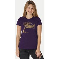 Peaces.bio - handbedruckte Biomode Bio-Damen-T-Shirt "Windy Tree"
