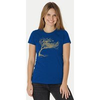 Peaces.bio - handbedruckte Biomode Bio-Damen-T-Shirt "Windy Tree"