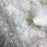 Pat und Patty Bastelwatte aus 80% Baumwolle-kbA / 20 % recyeltem Polyester (PES) weiss, spielzeugtauglich DIN EN 71-3
