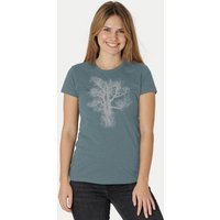 Peaces.bio - handbedruckte Biomode Damen Biobaumwoll T-Shirt Chestnut