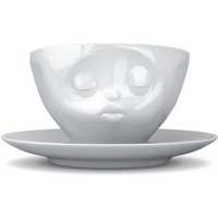 FIFTYEIGHT PRODUCTS Kaffeetasse „Küssend“ mit Unterteller (200 ml)