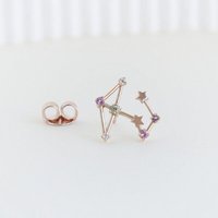 Eppi Goldener Ohrring mit Sternzeichen Sagittarius