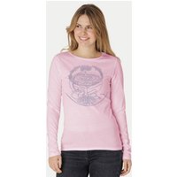 Peaces.bio - handbedruckte Biomode Bio-Damen-Langarmshirt "Weltenesche"