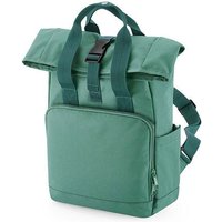 BagBase Recycled Mini Twin Handle Roll-Top Backpack Rucksack und Handtasche