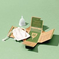 OrganiCup Menstruationstasse - Größe A/Klein - Gewinner des AllergyAwards 2019 - FDA-zugelassen - Weiches, flexibles, wiederverwendbares medizinisches Silikon…
