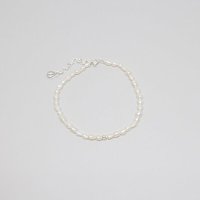 fejn jewelry Armband 'pearl' mit Süsswasserperlen Silber/vergoldet