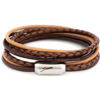Simaru Echtleder- /Wickelarmband für Damen & Herren mit Magnetverschluss